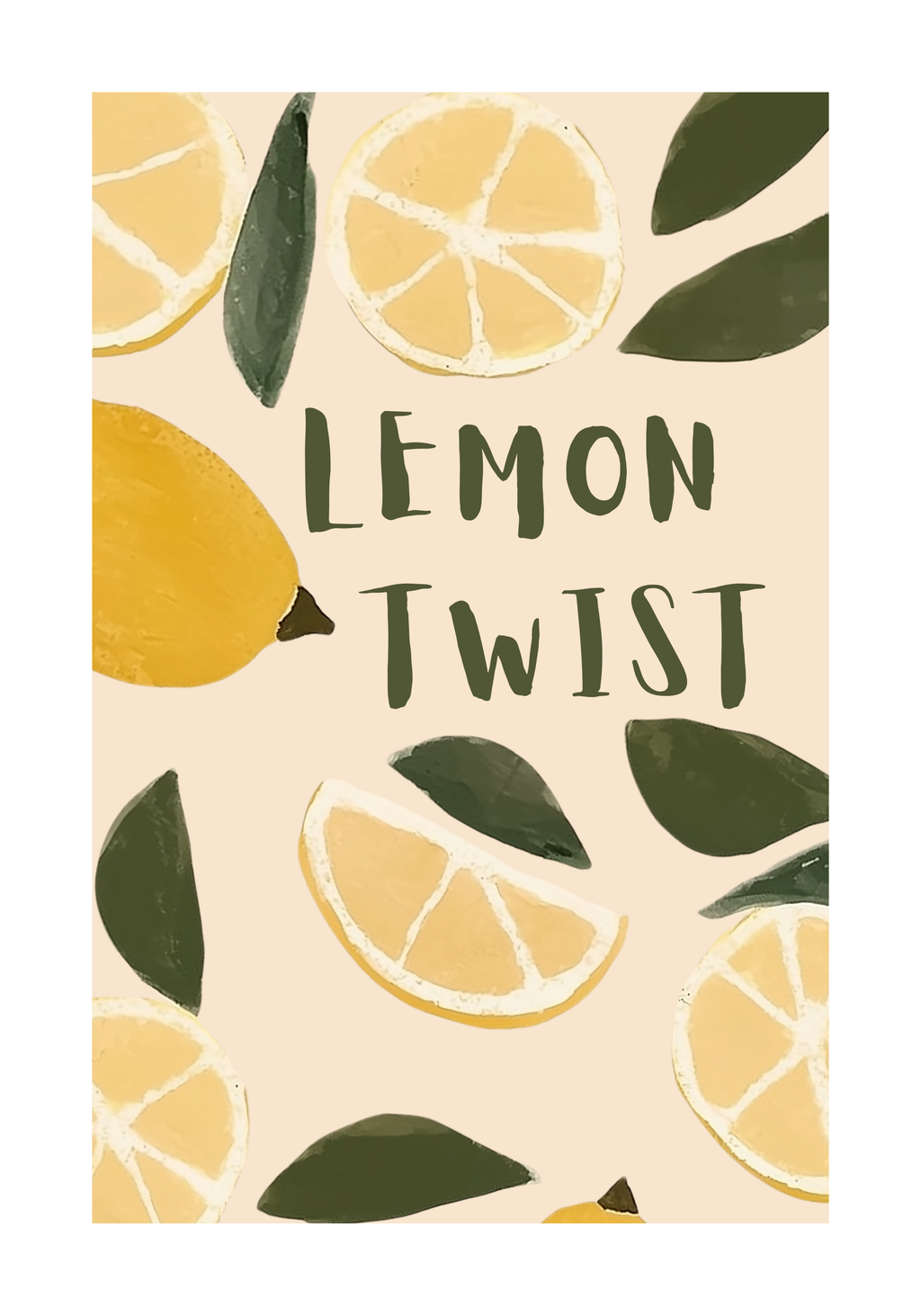 Lemon Twist Poster