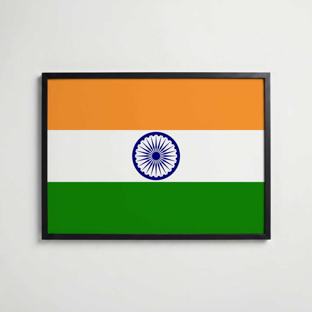 India National Flag Poster affisch – köp poster online – Bozetto väggdekoration