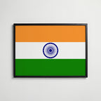 India National Flag Poster affisch – köp poster online – Bozetto väggdekoration