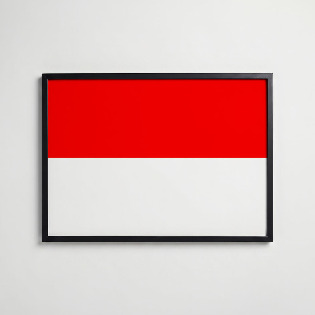 Indonesia National Flag Poster affisch – köp poster online – Bozetto väggdekoration