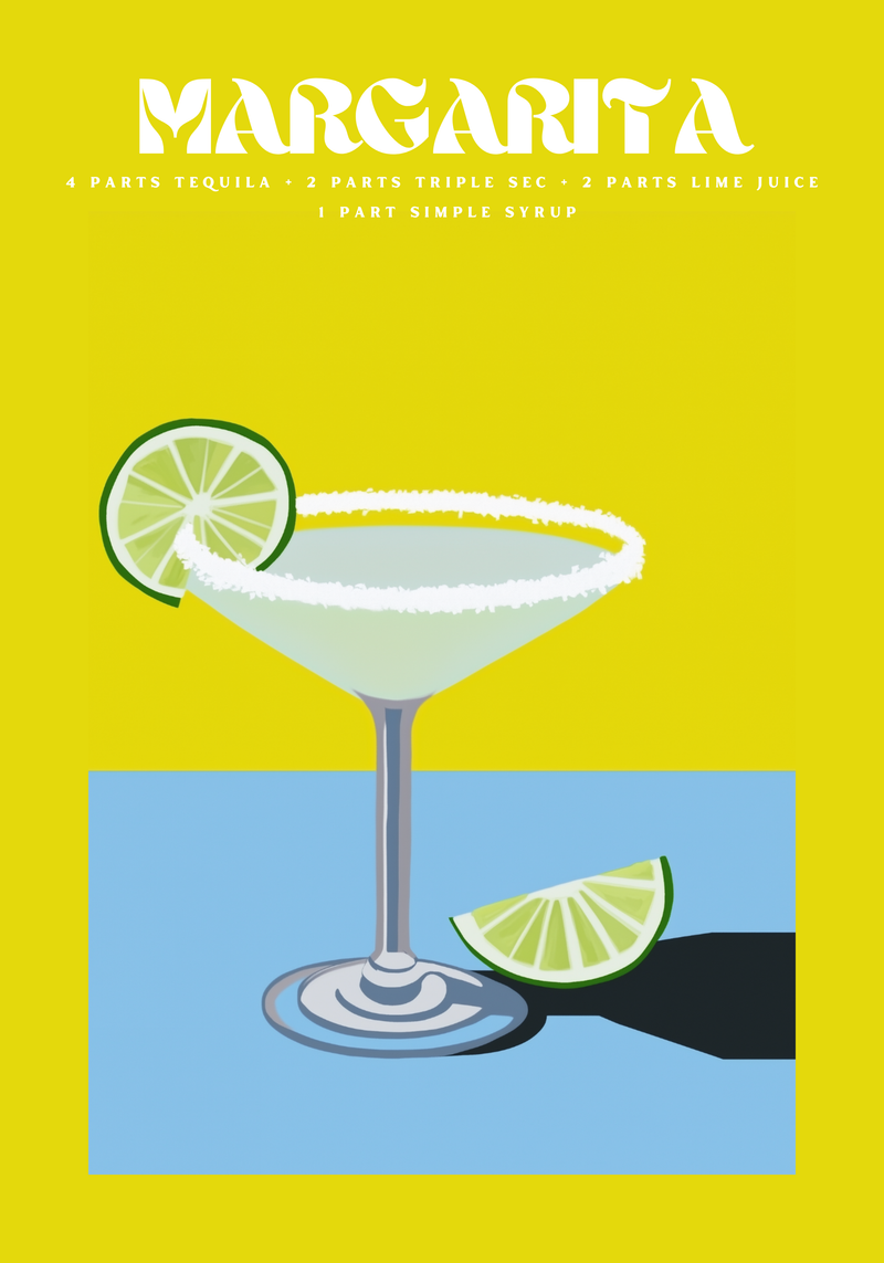 Margarita Cocktail Poster