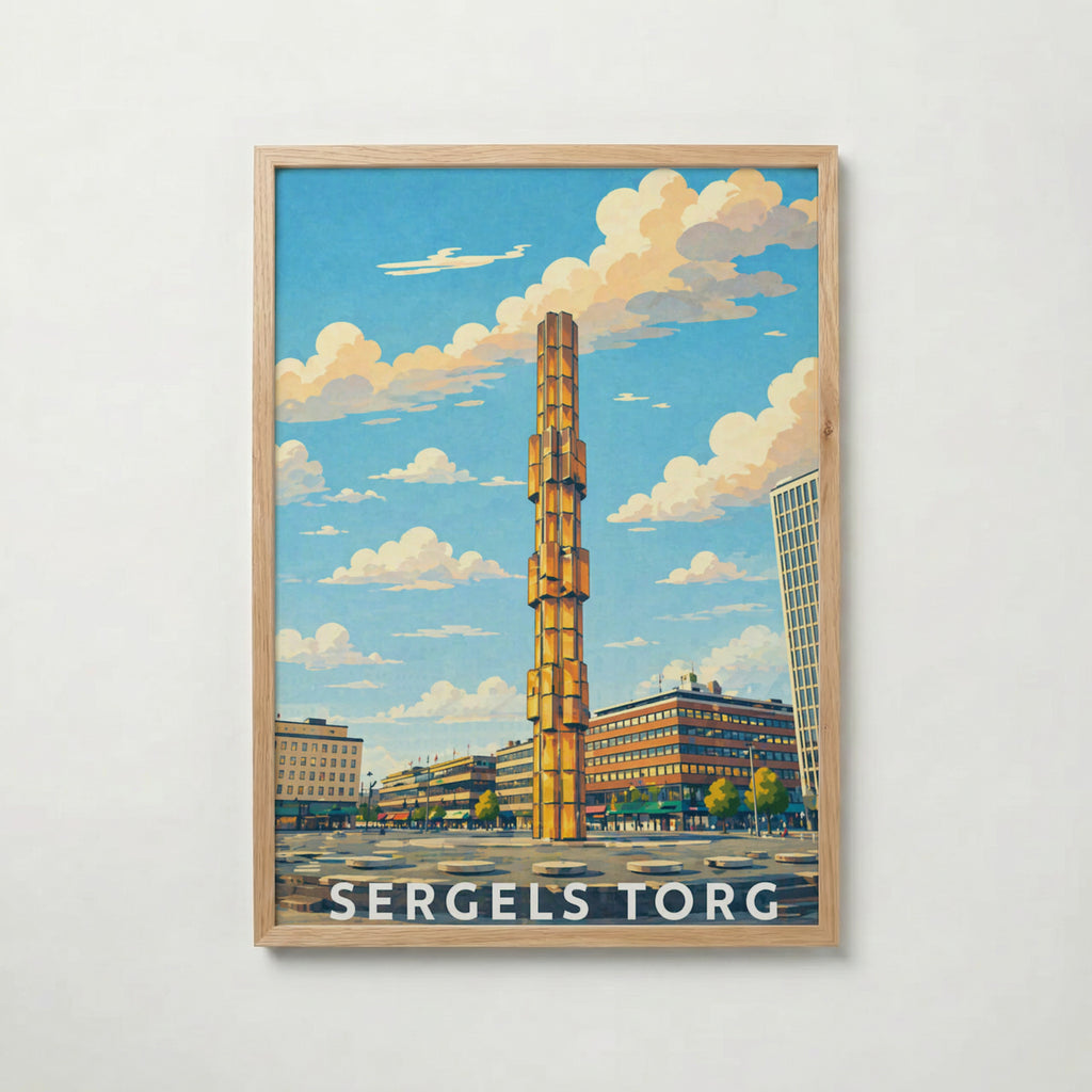 Sergels Torg Stockholm Poster