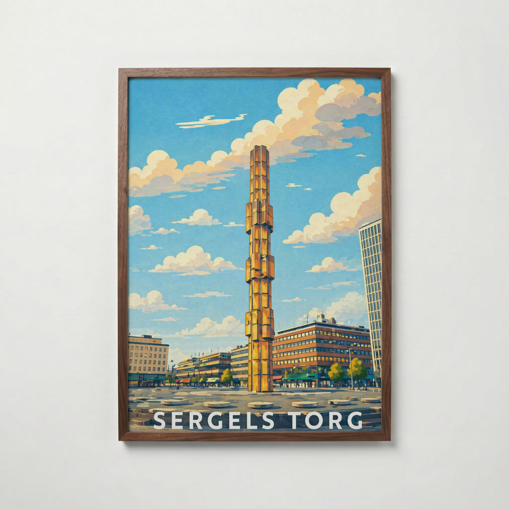 Sergels Torg Stockholm Poster