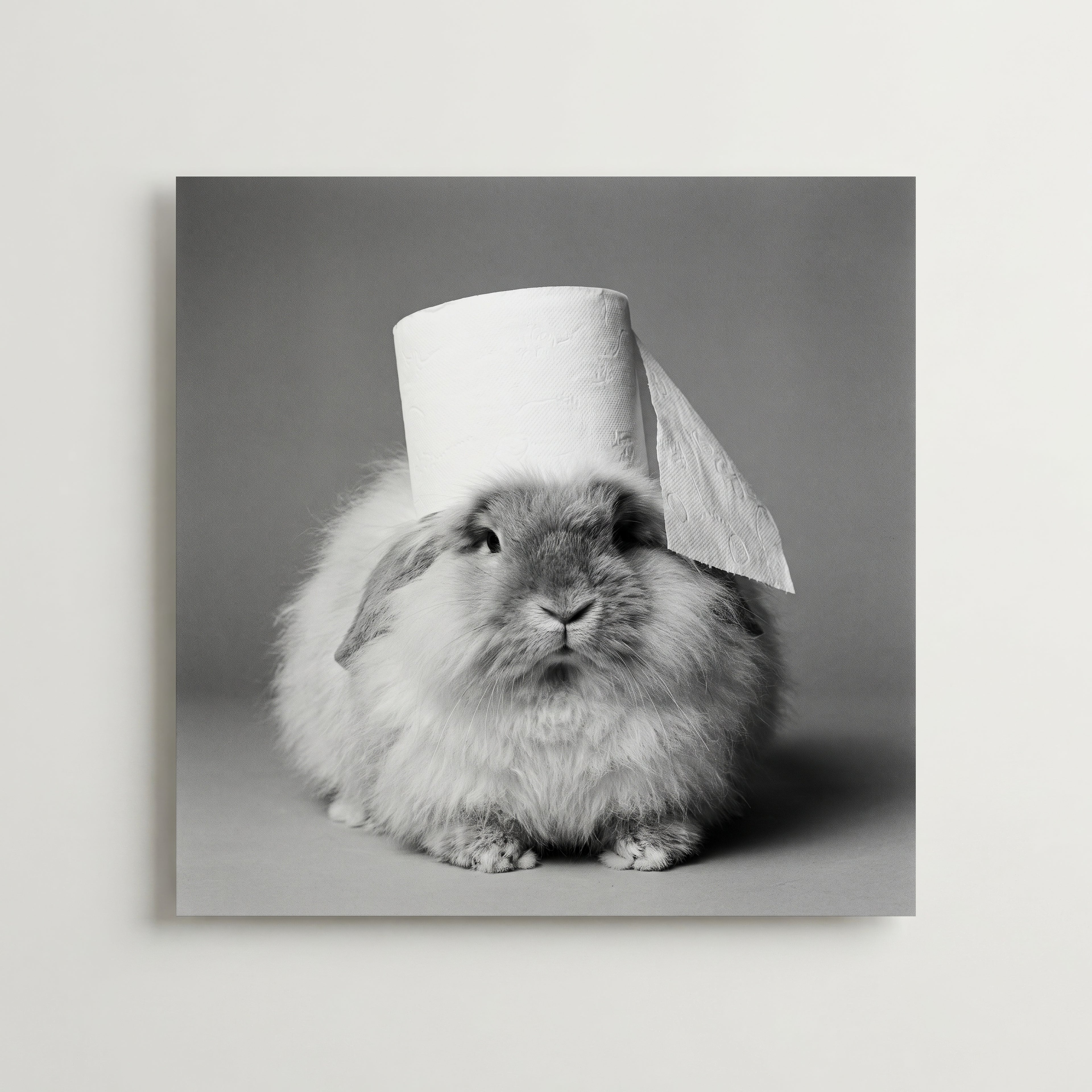 Bathroom Bunny Poster – i rum 1