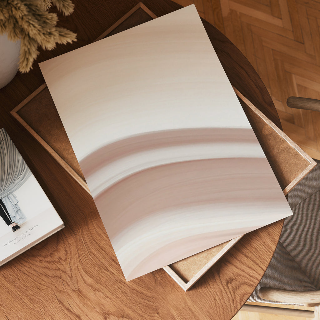 Abstract White Poster