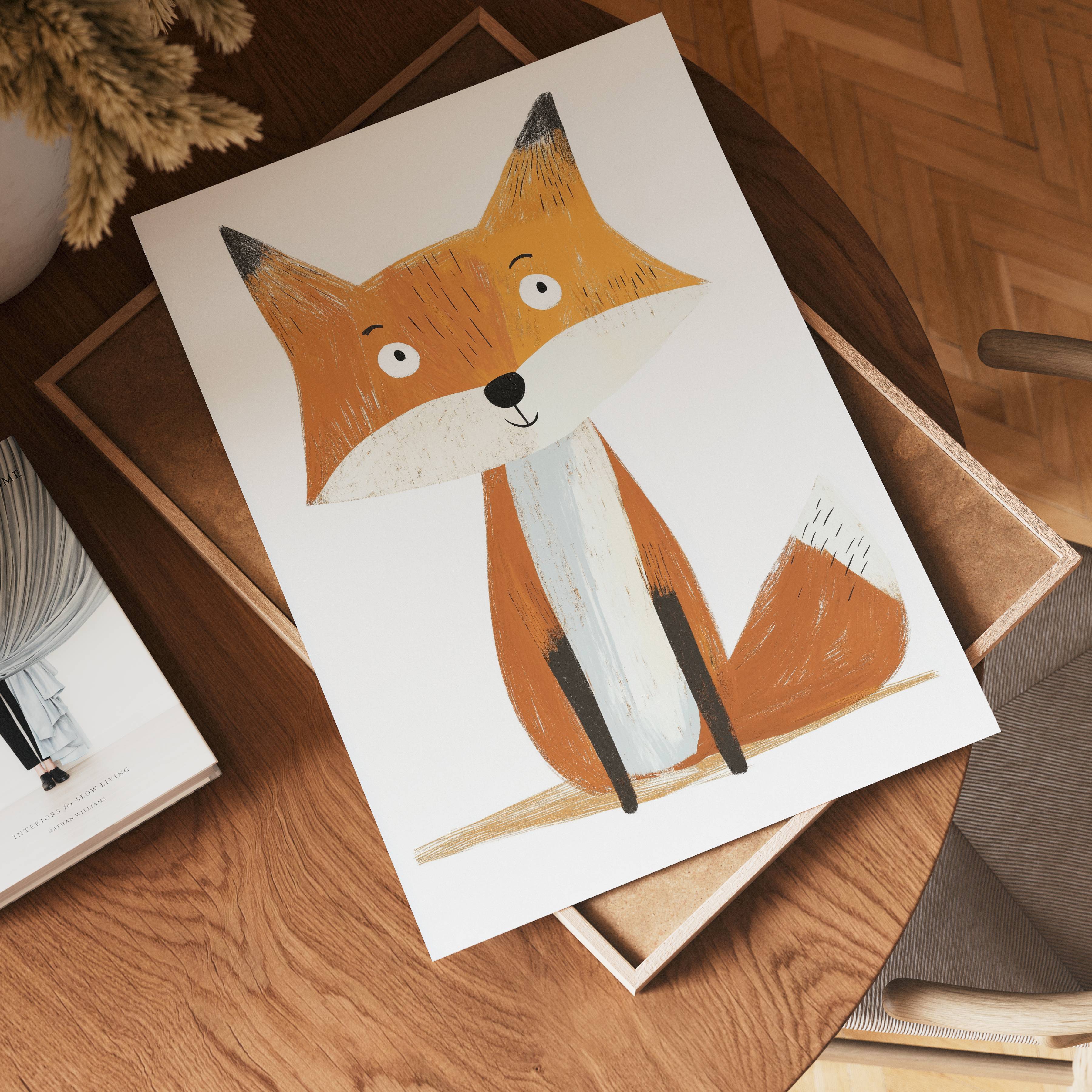 Curious Fox Poster