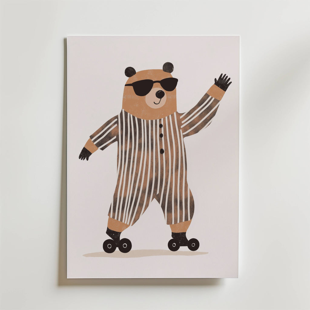Roller Bear Poster