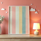 Pastel Stripes Poster