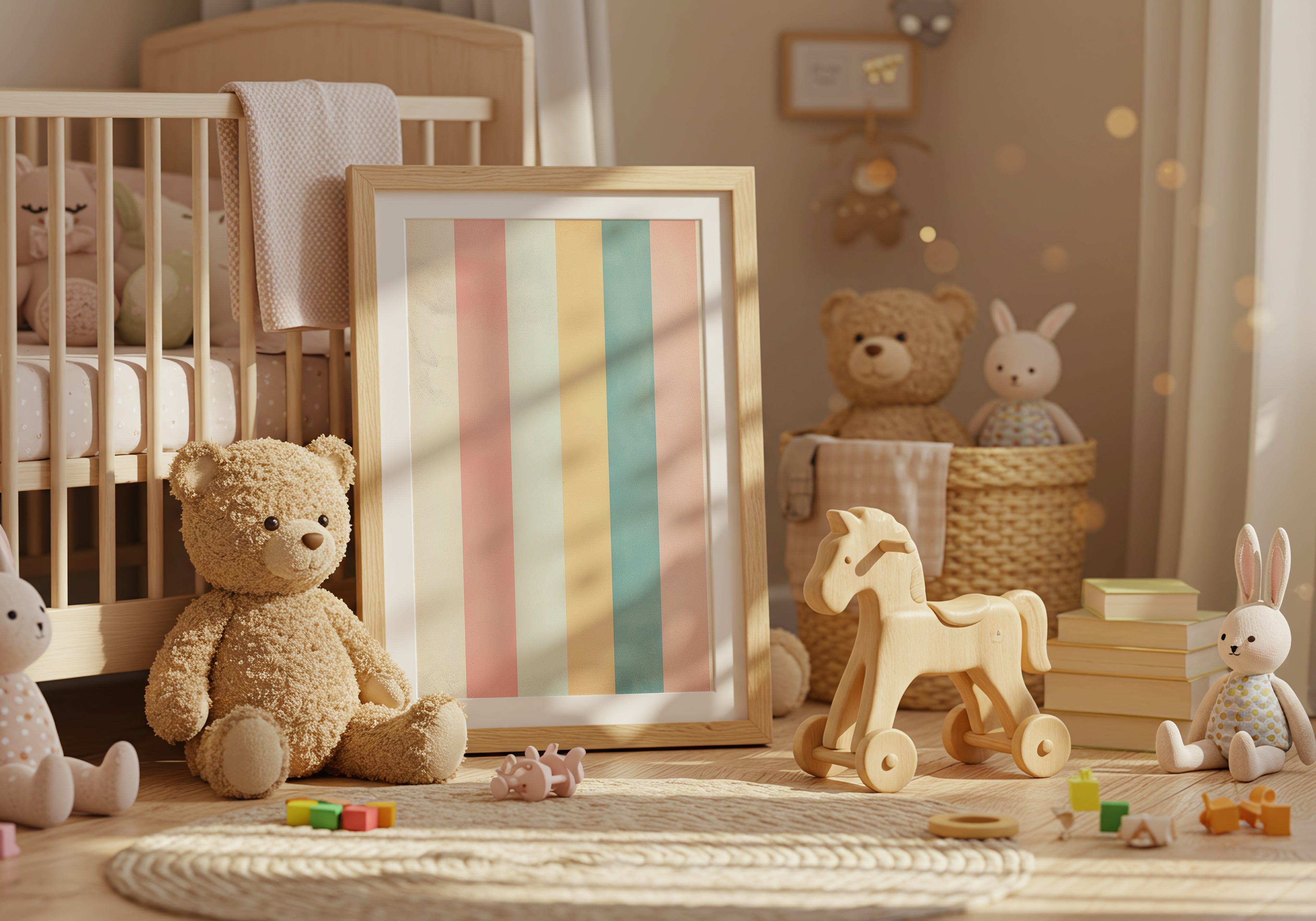 Pastel Stripes Poster