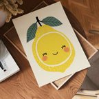Smiling Lemon Poster