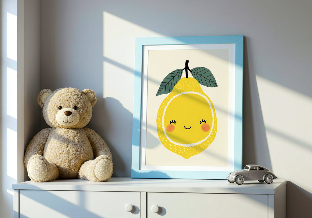 Smiling Lemon Poster