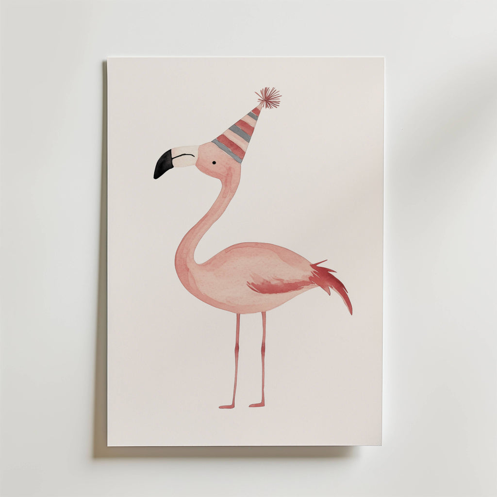 Party Flamingo Poster