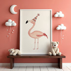 Party Flamingo Poster