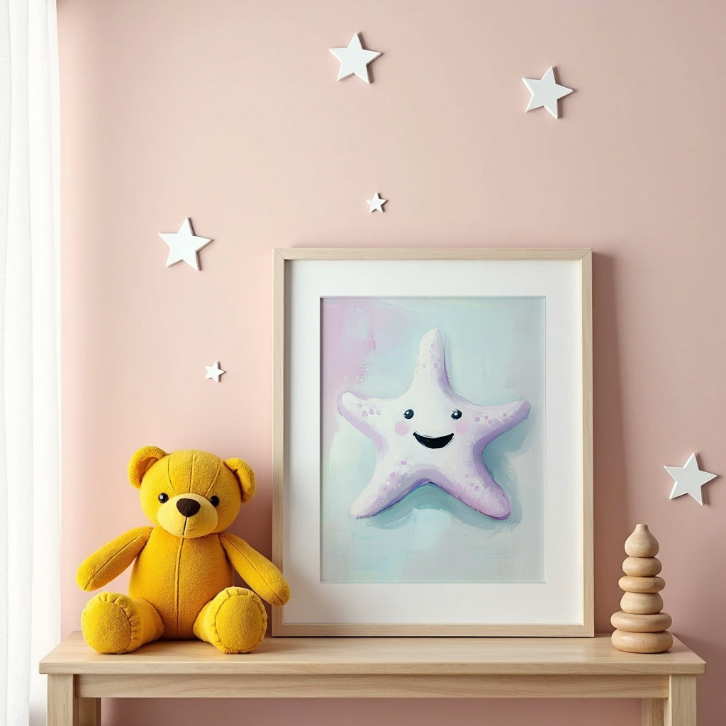 Smiling Starfish Poster