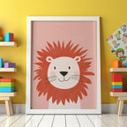 Happy Lion Poster