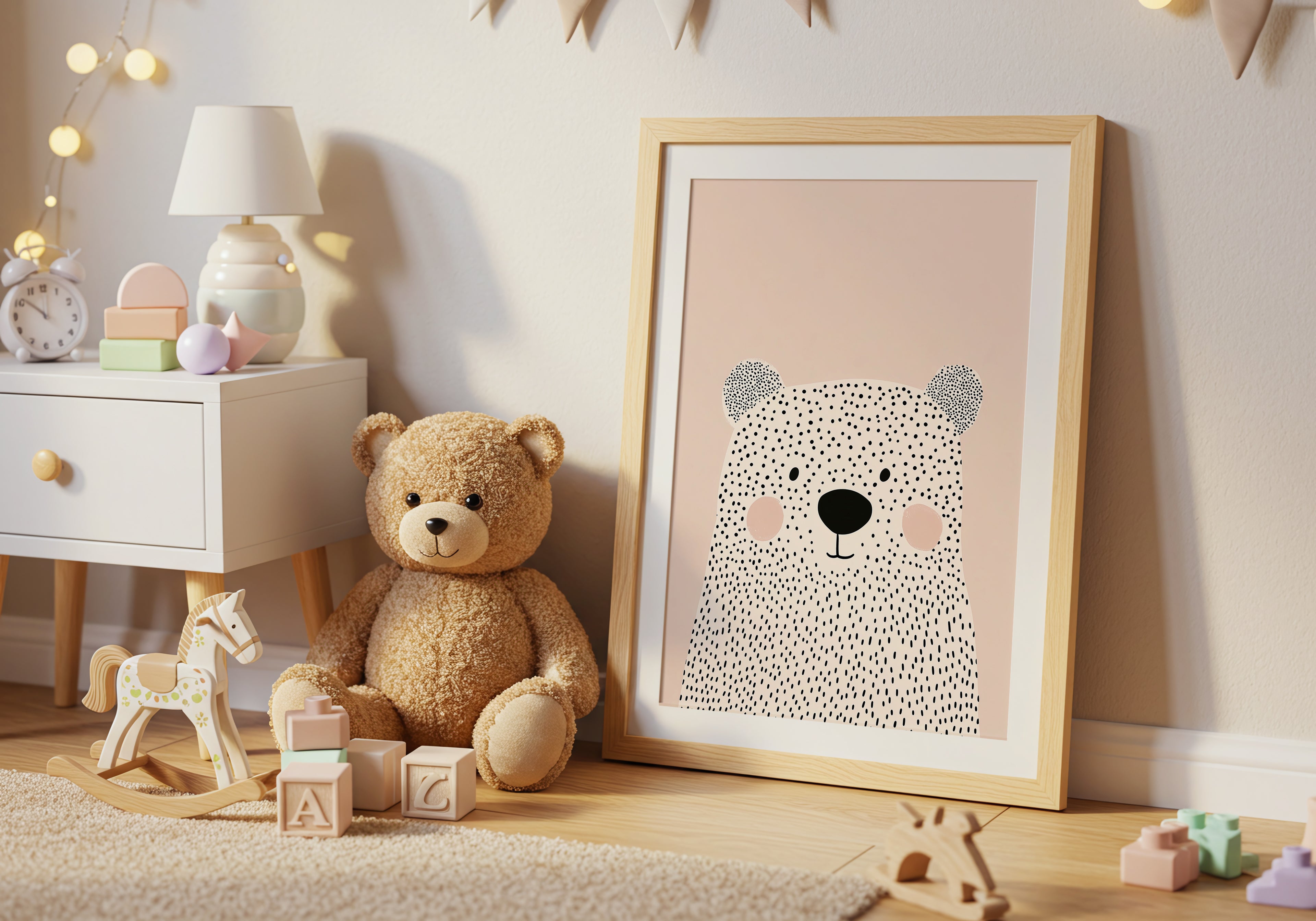 Happy Bear Poster
