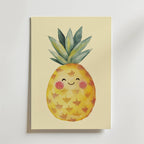 Smiling Pineapple Poster