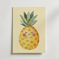Smiling Pineapple Poster