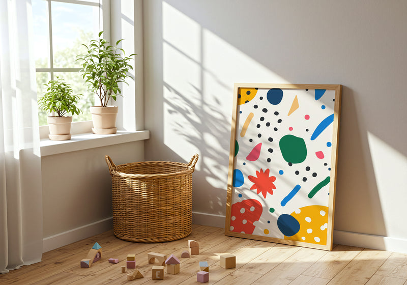 Abstract Joy Poster