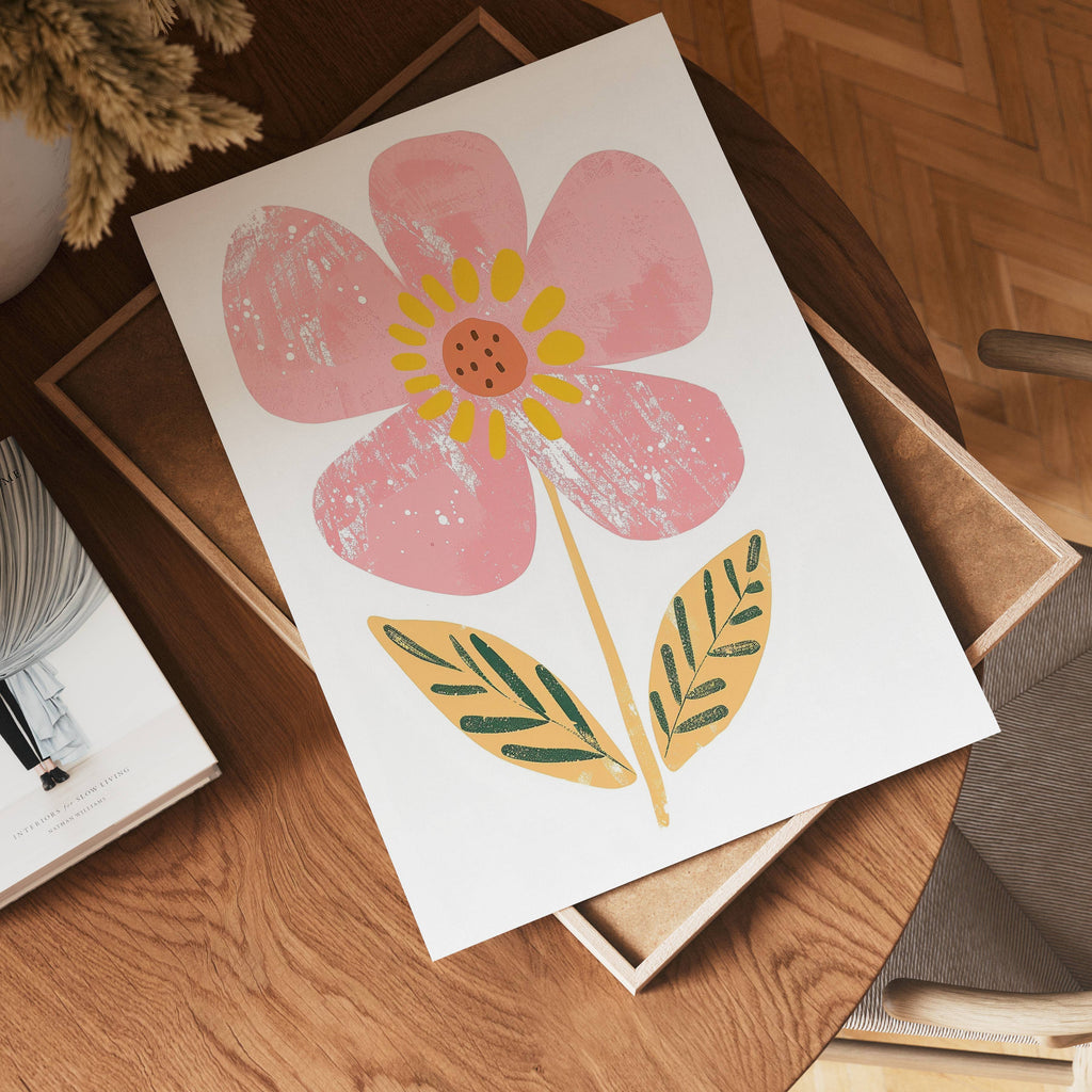 Pink Flower Poster