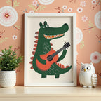 Dino Guitarist Poster