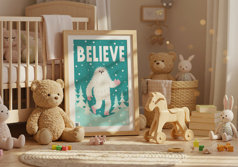 Believe Yeti Poster