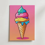 Rainbow Ice Cream Poster