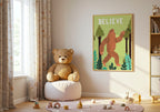 Believe Bigfoot Poster