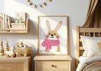 Cozy Bunny Poster