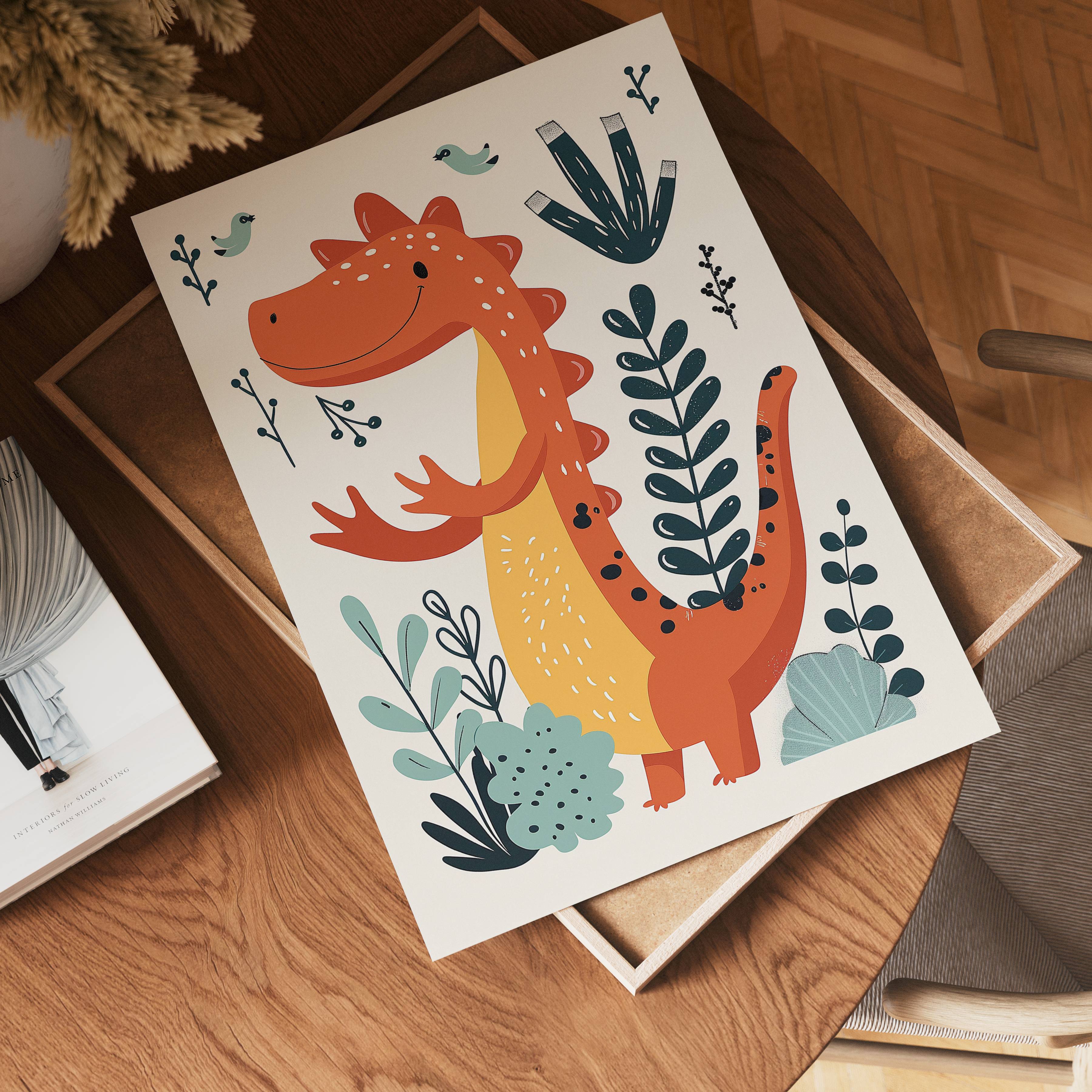 Friendly Dino Poster