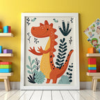 Friendly Dino Poster