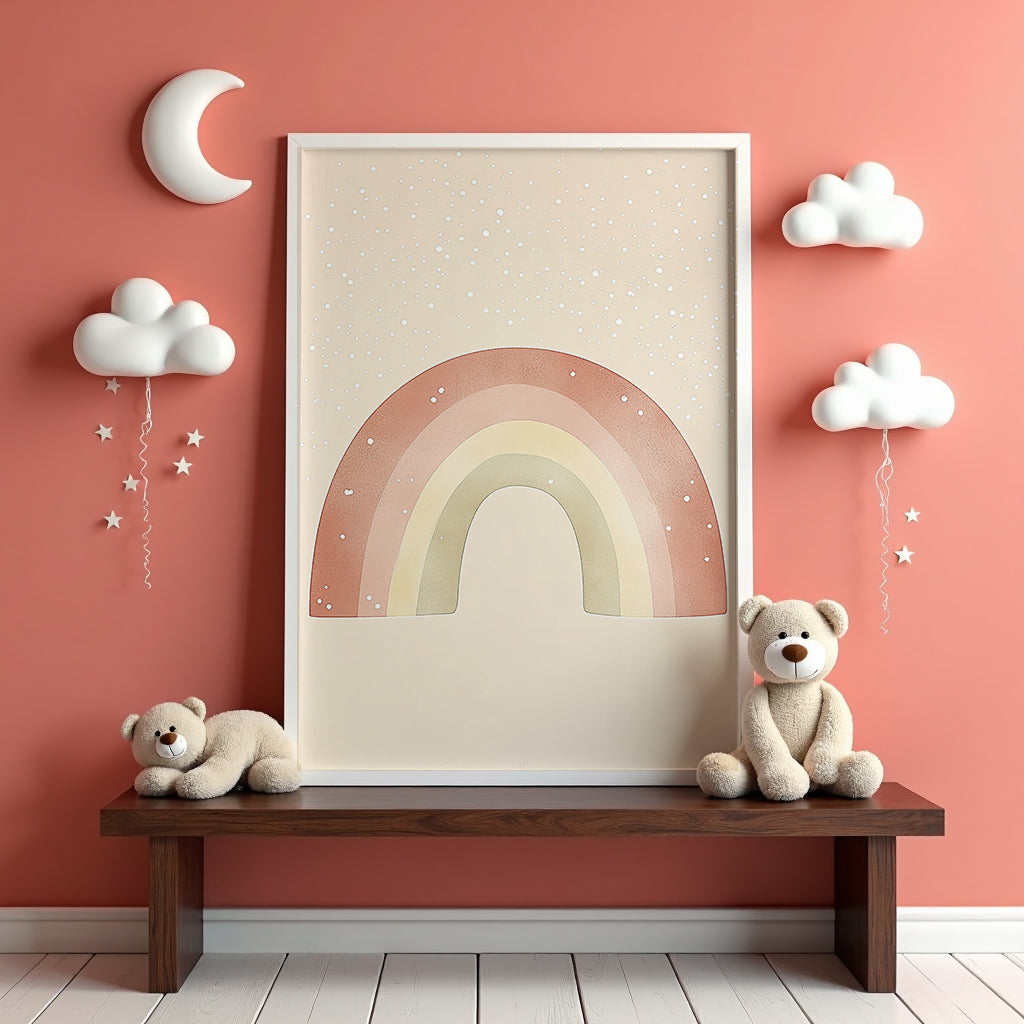 Soft Rainbow Poster