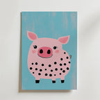 Polka Pig Poster