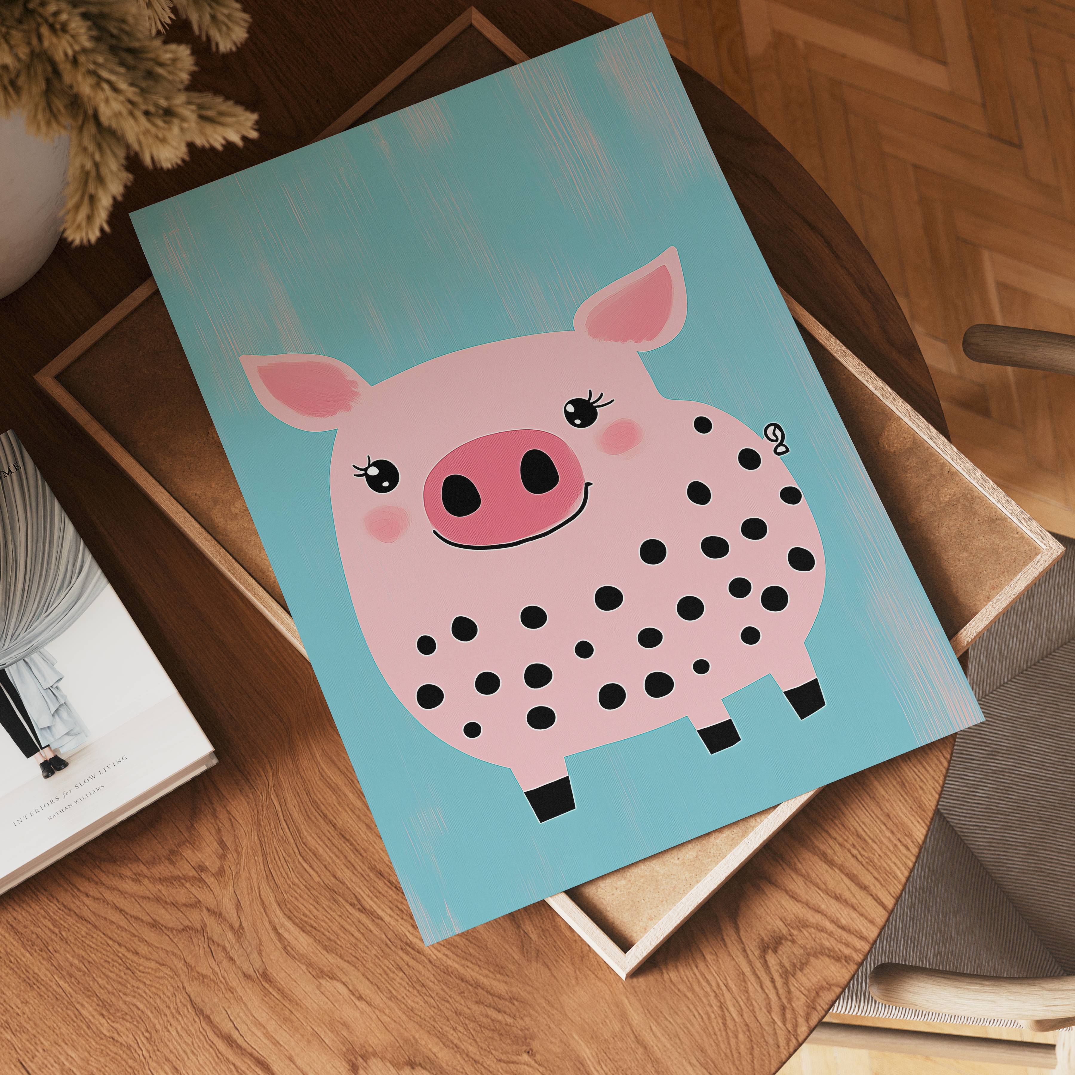 Polka Pig Poster