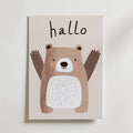 Hallo Bear Poster