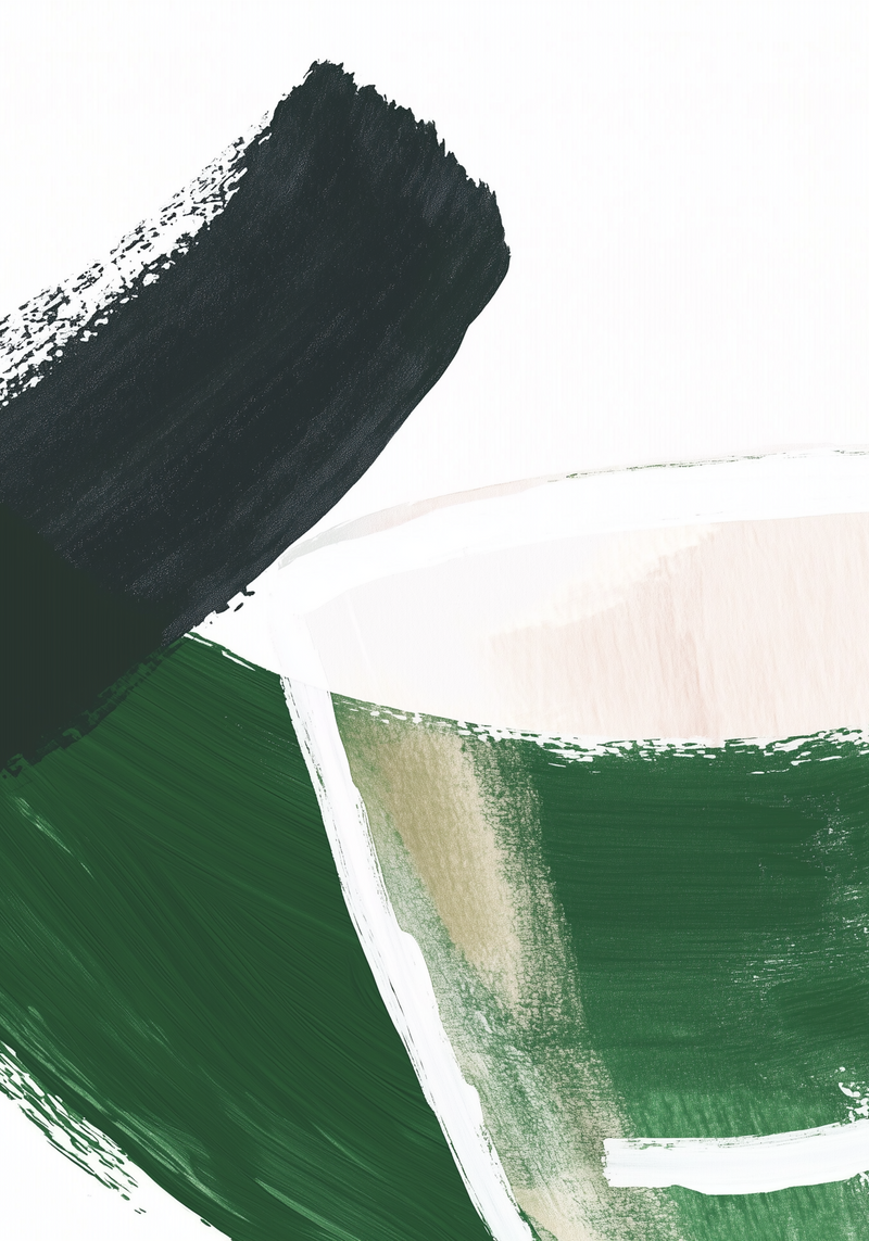 Abstract Embrace of Nature Poster