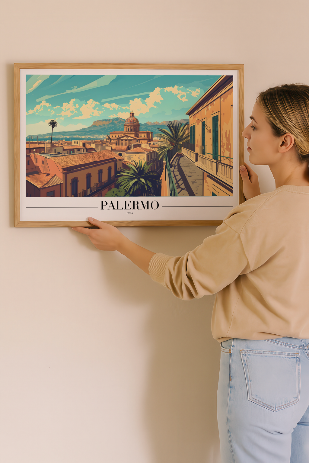 Palermo View Poster