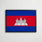 Cambodia National Flag Poster affisch – köp poster online – Bozetto väggdekoration