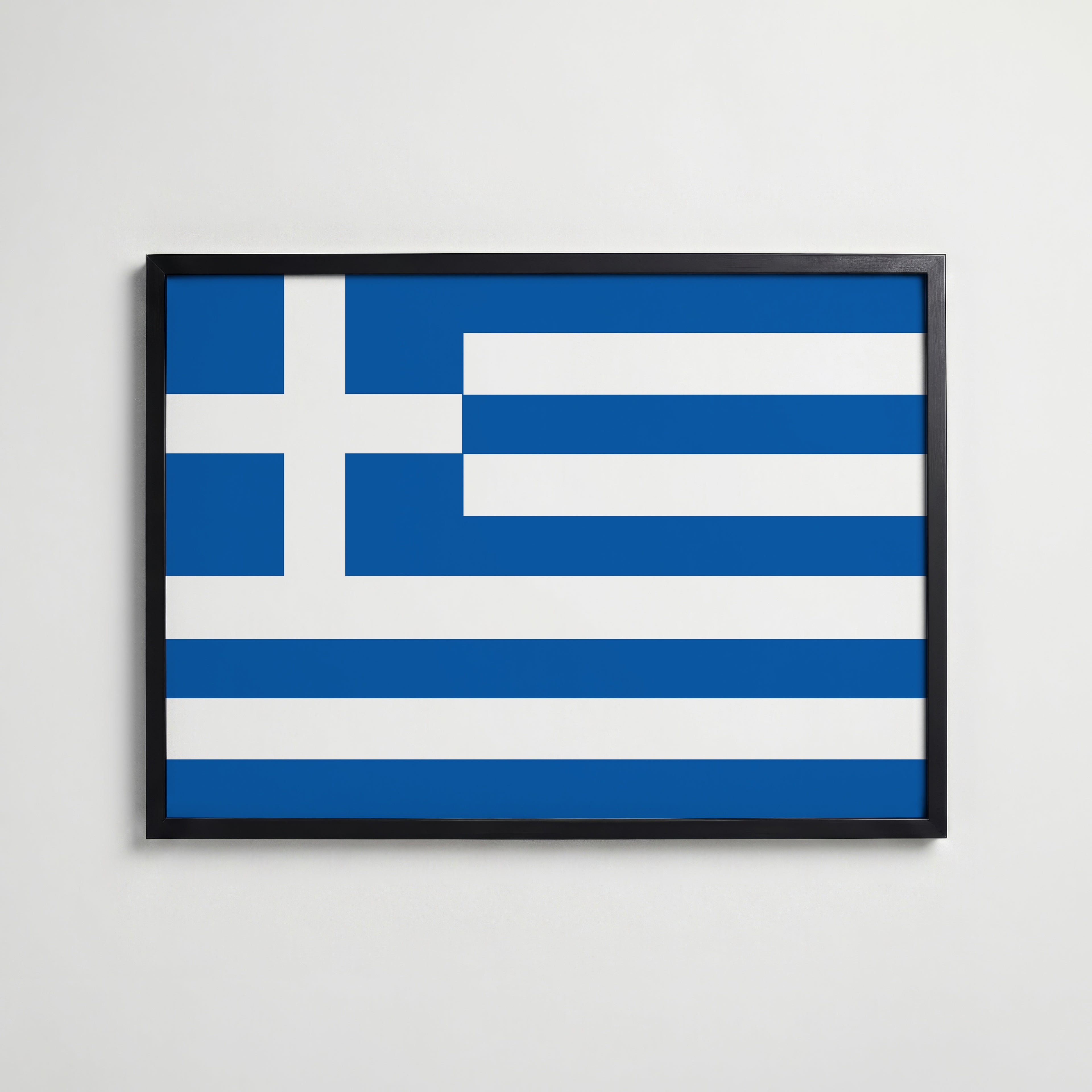 Greece National Flag Poster affisch – köp poster online – Bozetto väggdekoration
