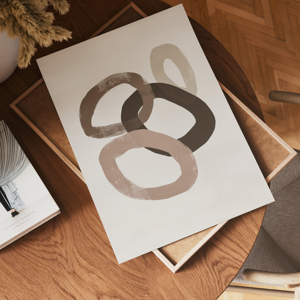 Muted Circles Poster