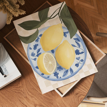 Lemon Table Poster