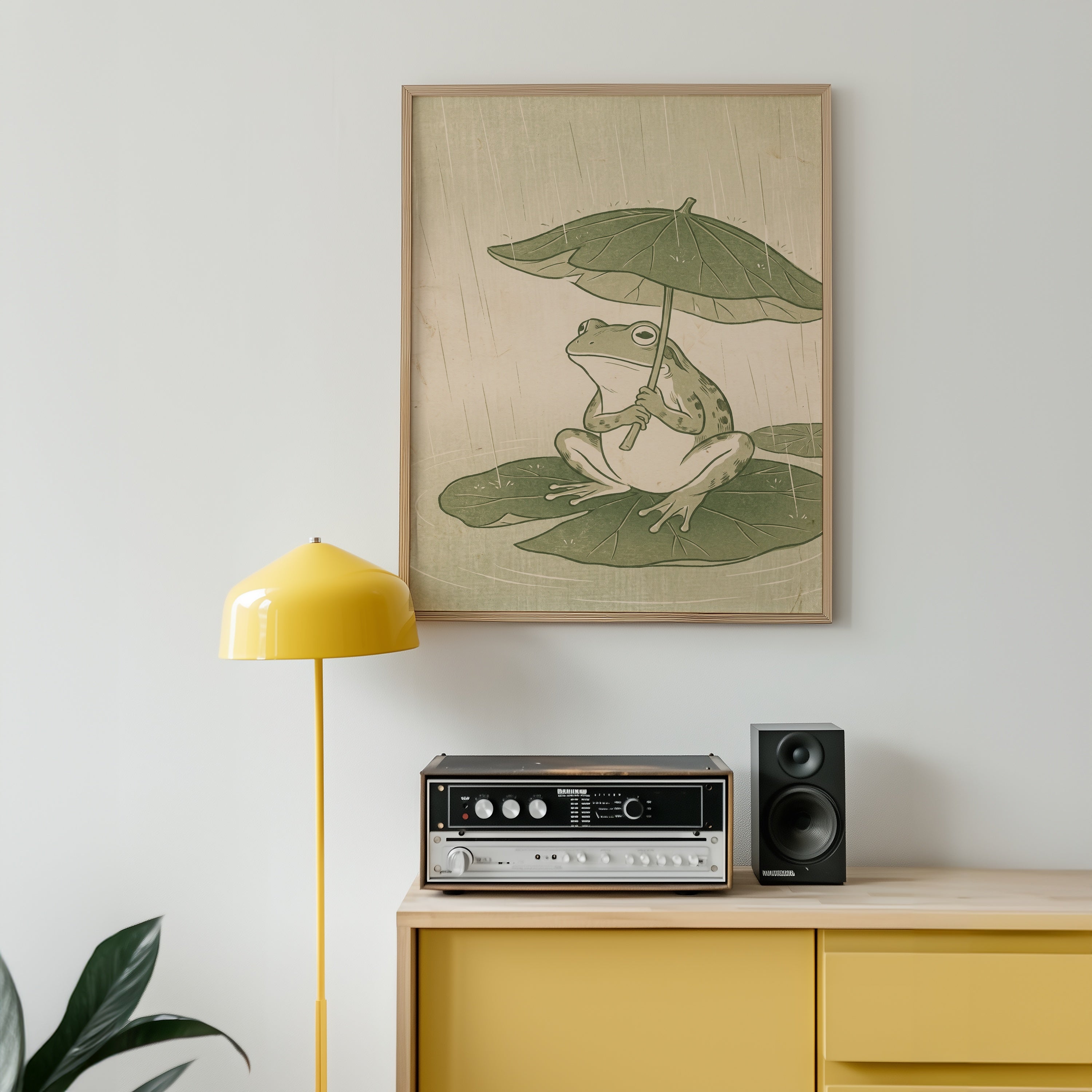 Frog in the Rain Poster – i rum 3