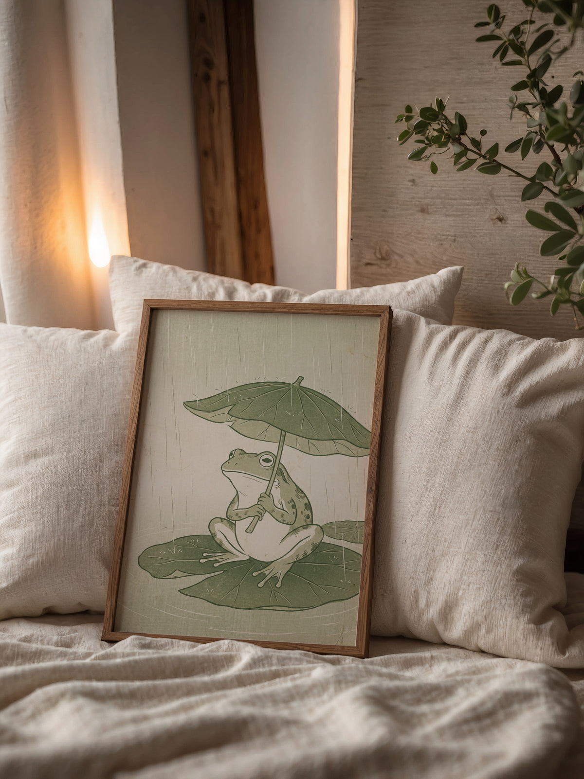 Frog in the Rain Poster – i rum 4