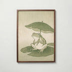 Frog in the Rain Poster – valnötsram