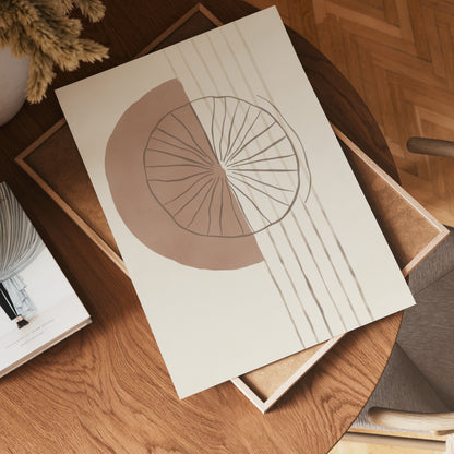 Linear Solar Form Poster