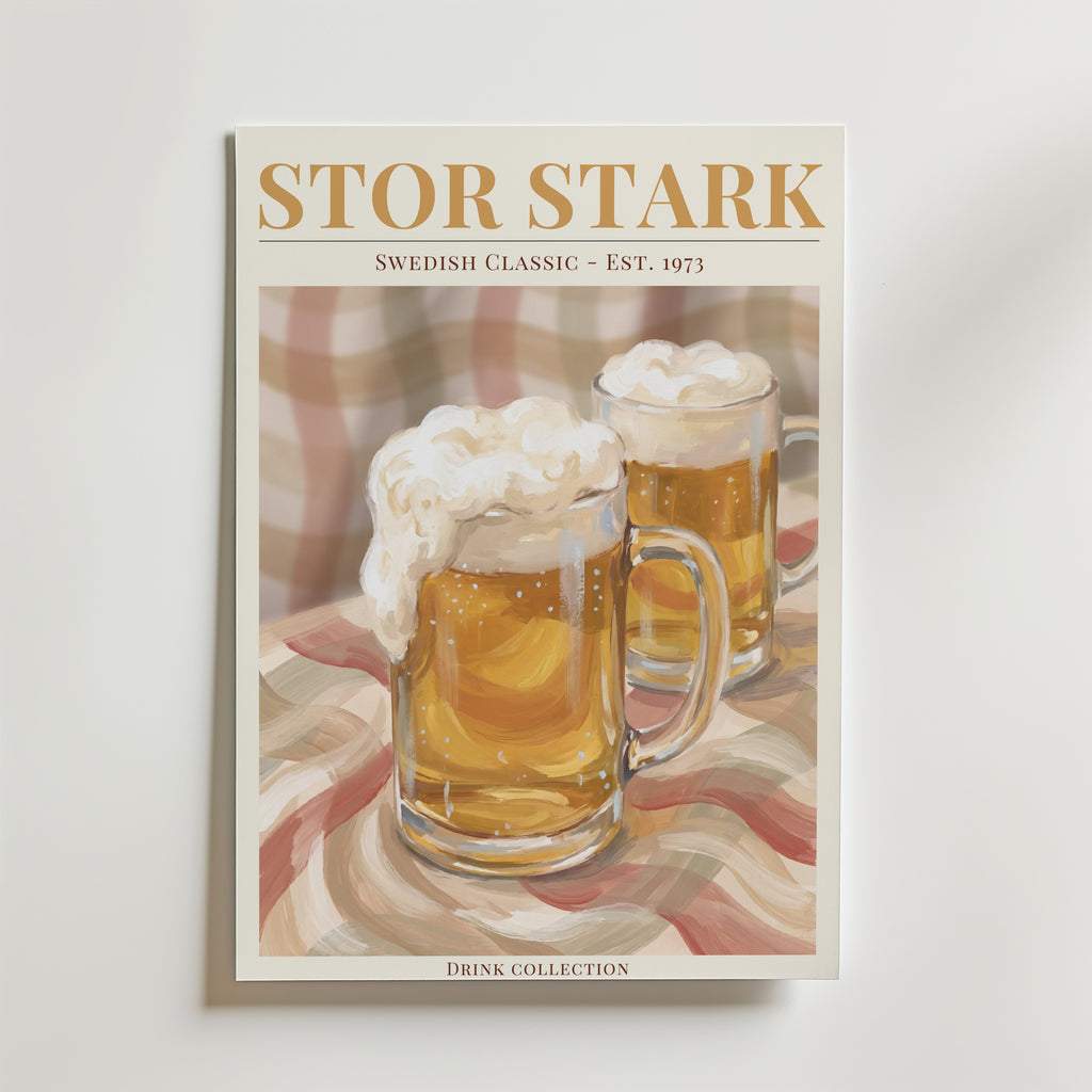 En Stor Stark Öl Poster