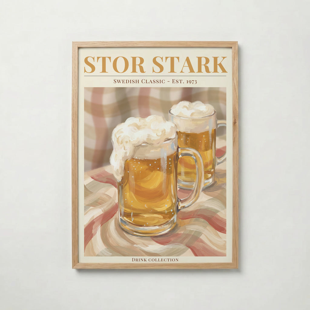 En Stor Stark Öl Poster