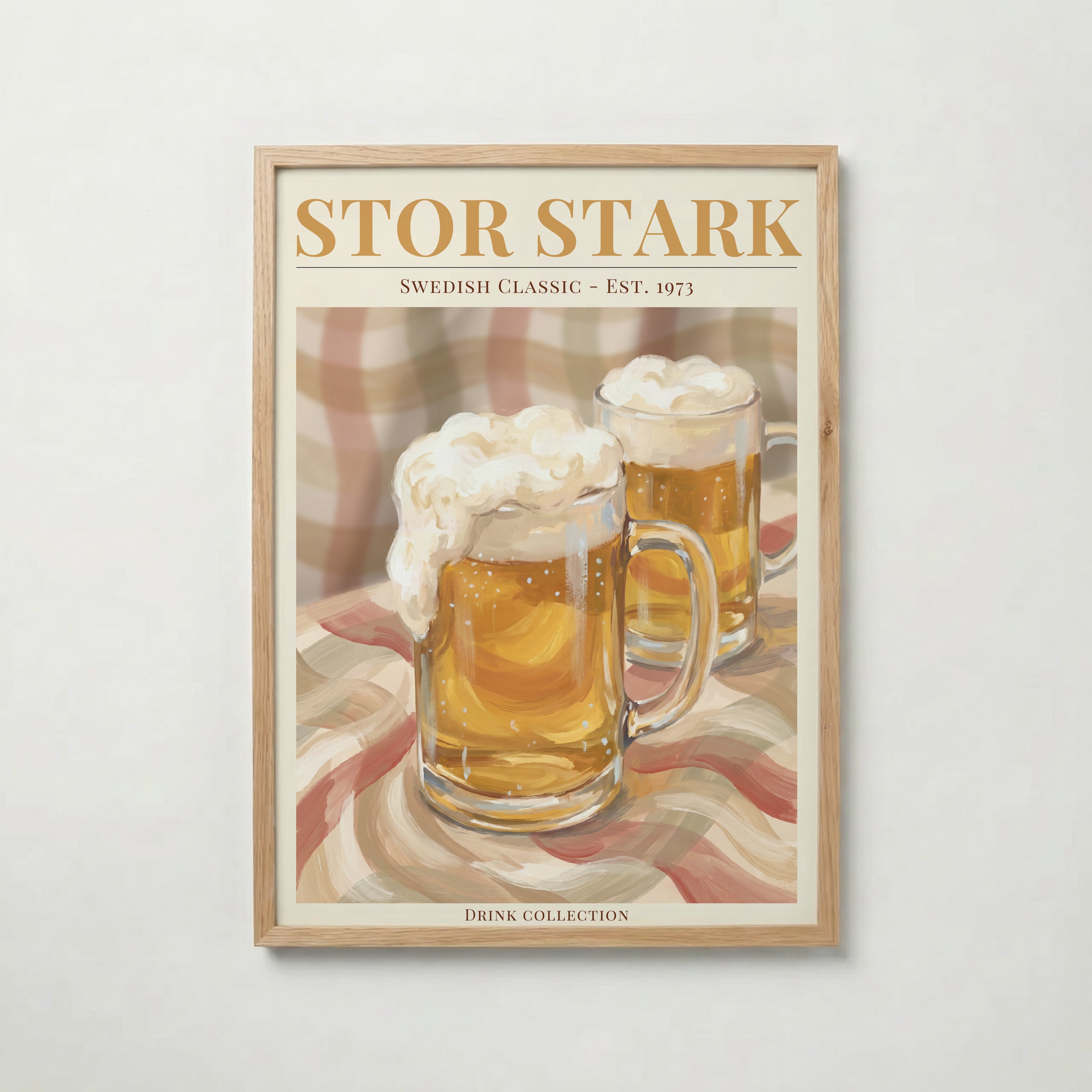 En Stor Stark Öl Poster