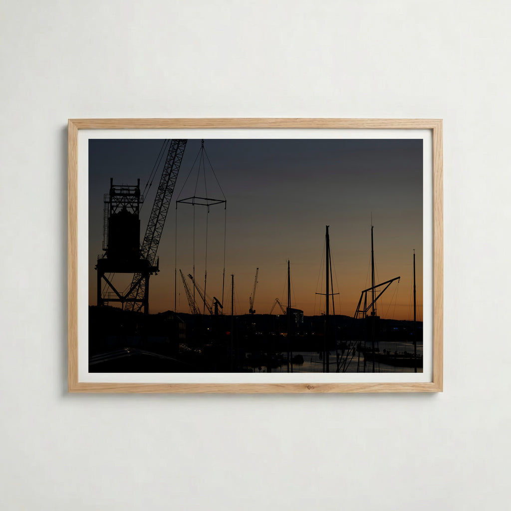 Morgon i Hamnen Poster