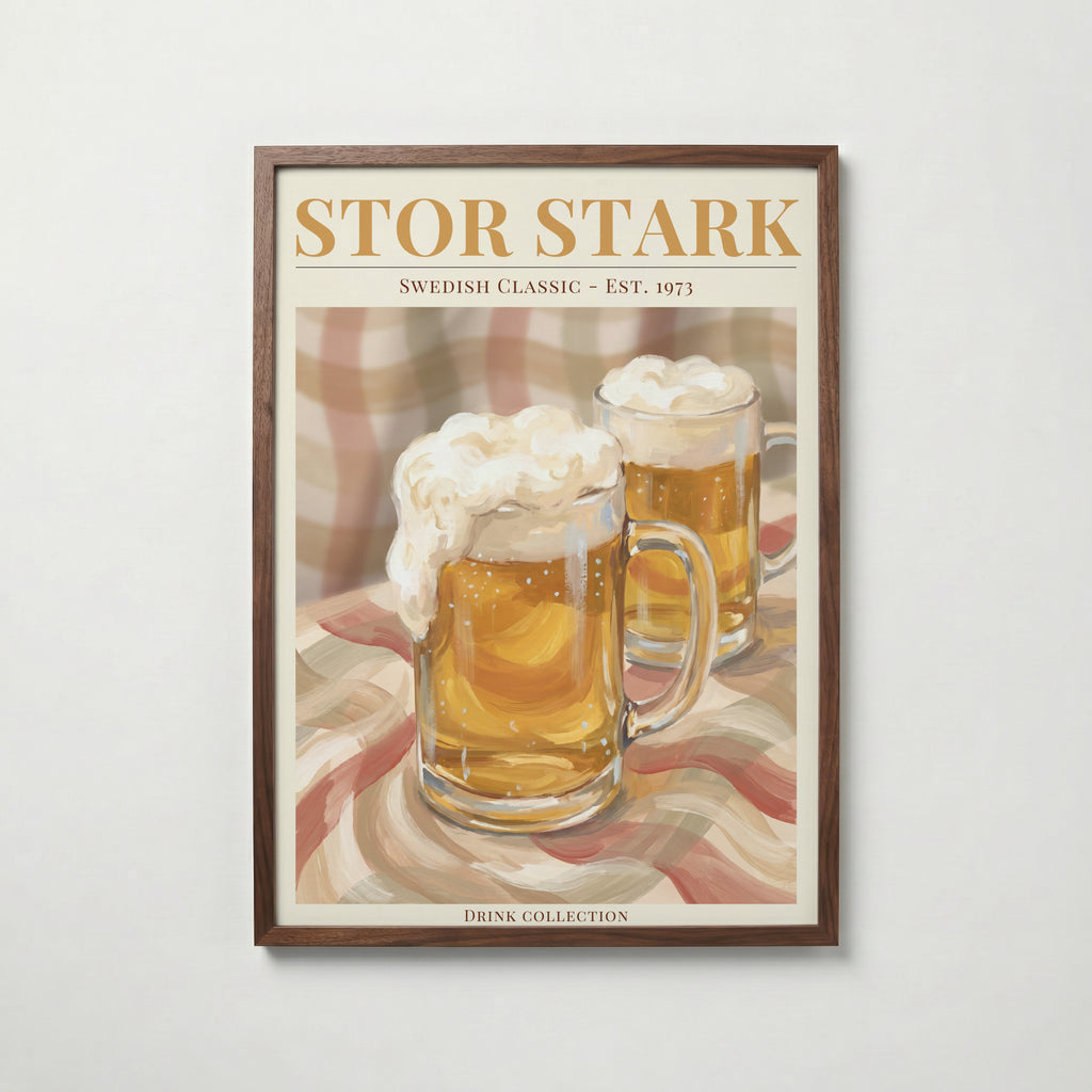 En Stor Stark Öl Poster